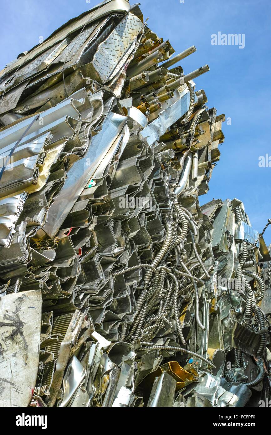 Aluminum Scrap for recycling Stock Photo Alamy