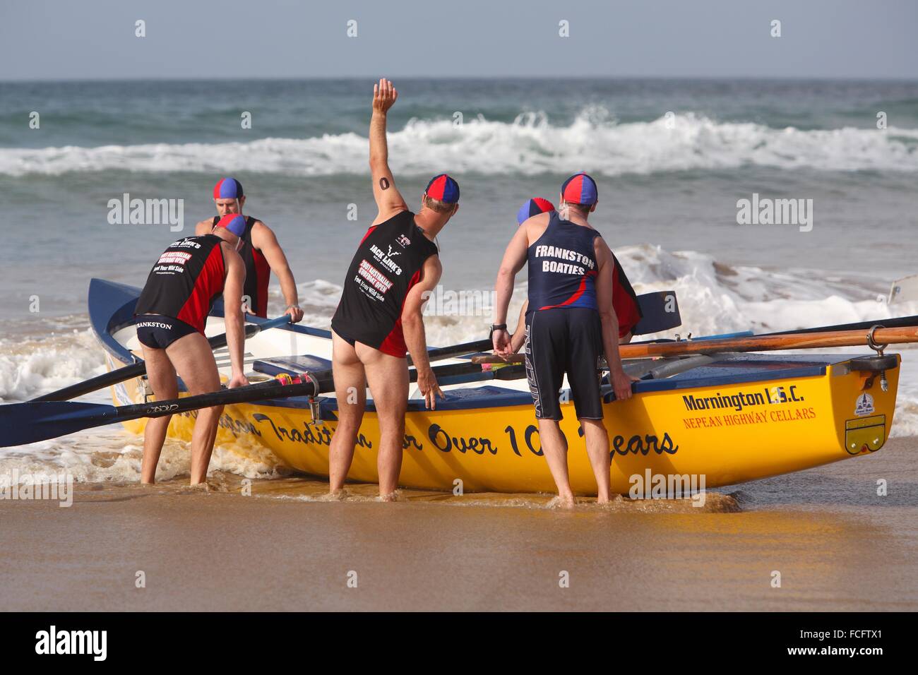 Surf boat races. Surfcoast, Victoria, Australia Stock Photo Alamy