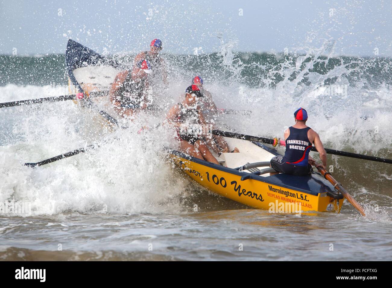 Surf boat races. Surfcoast, Victoria, Australia Stock Photo Alamy
