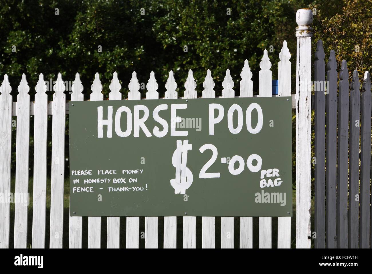 Horse manure for sale advert. Geelong, Australia Stock Photo Alamy