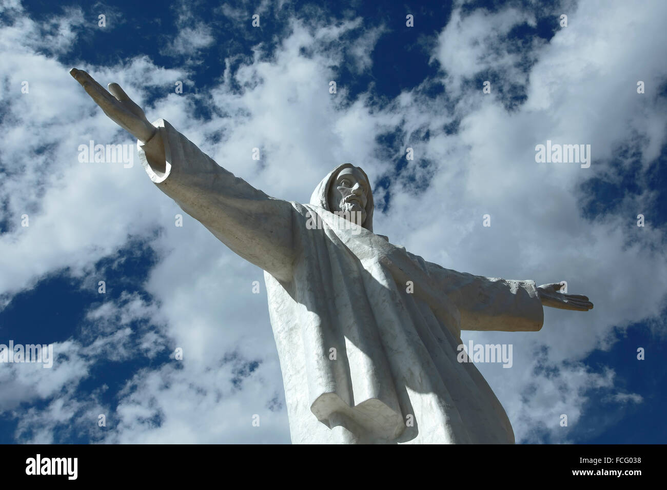 Cristo Blanco (White Christ), Cusco, Peru Stock Photo - Alamy