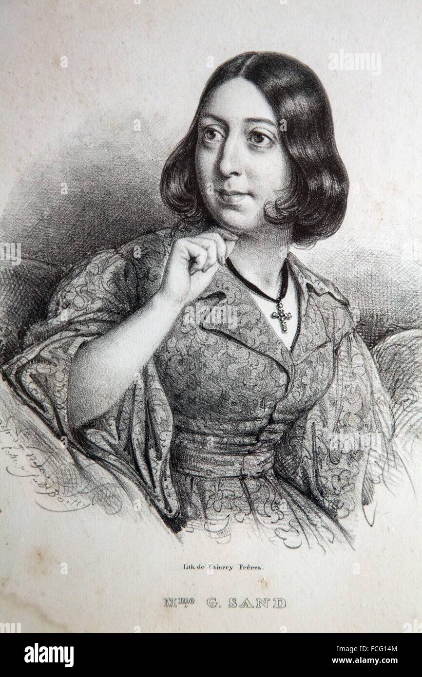 THE  PROVINCE OF BERRY, GEORGE SAND'S BLACK VALLEY Stock Photo