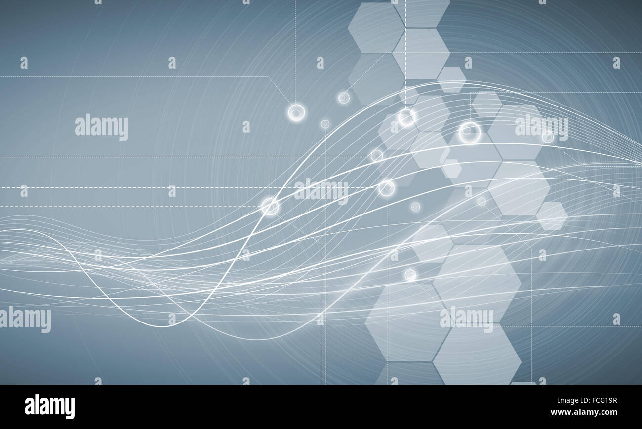 Media background image with icons and binary code Stock Photo - Alamy