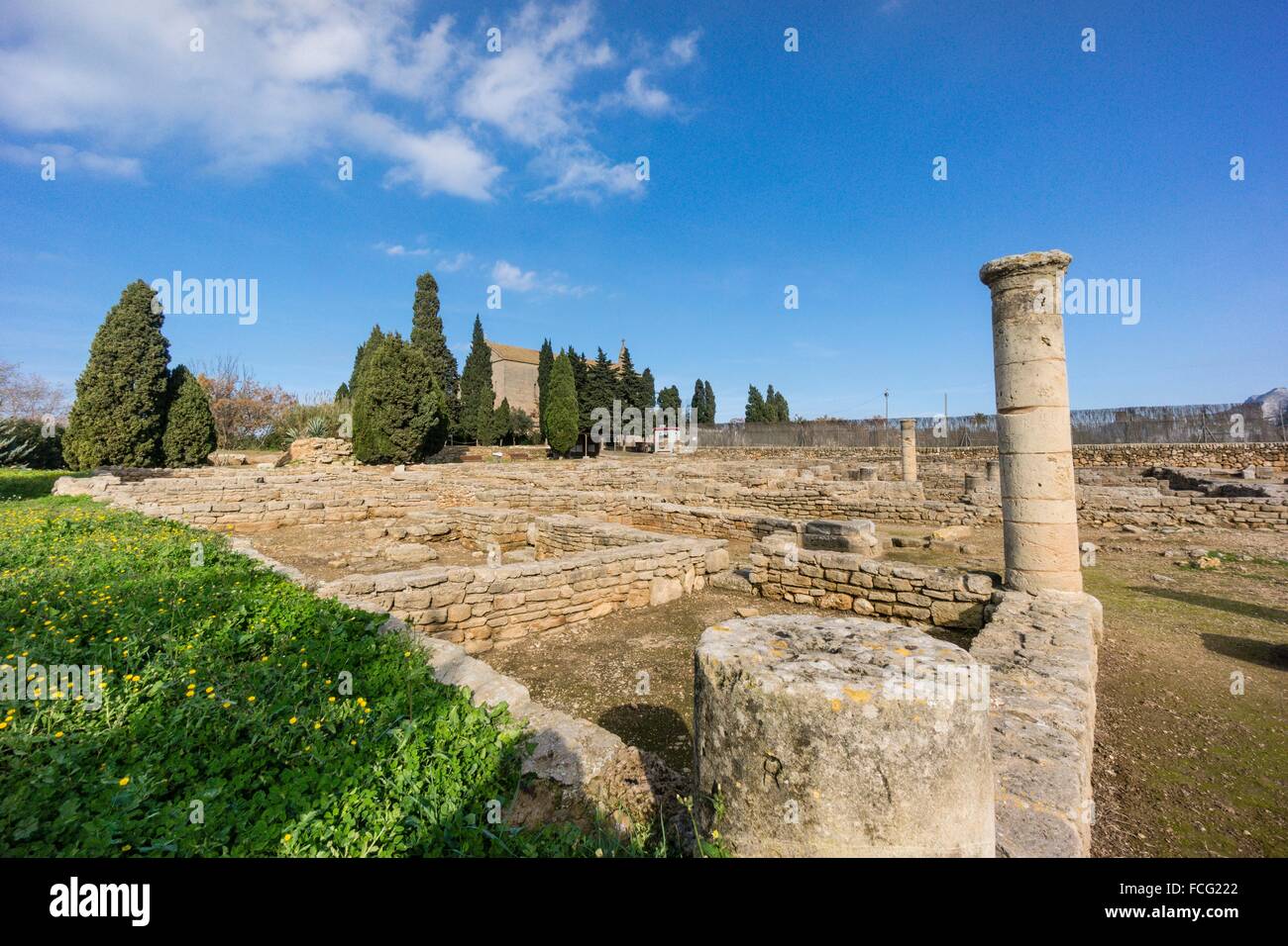 Roman city of Pollentia, Republican era, 123 BC, founded by Quintus Caecilius Metellus, Alcudia