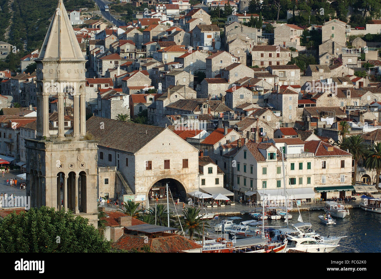 Hvar - island Hvar, Dalmatia, Croatia Stock Photo - Alamy