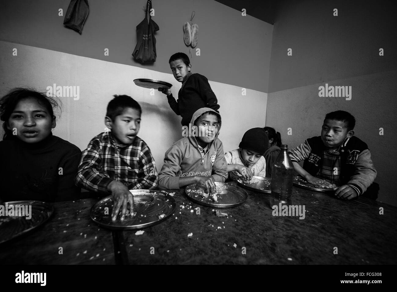 Nepal, Kathmandu, reception center for street children Stock Photo - Alamy