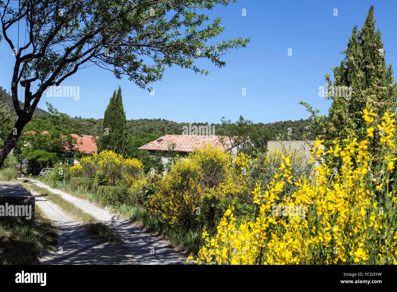 REGIONAL NATURE PARK OF THE LUBERON, FRANCE Stock Photo