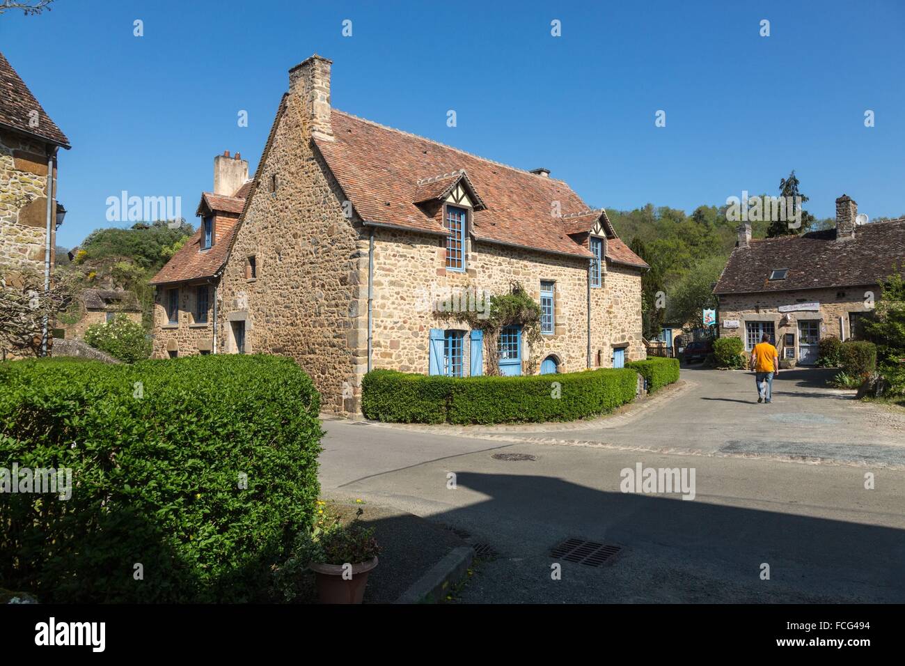 NORMANDIE-MAINE REGIONAL NATURE PARK, ORNE (61), FRANCE Stock Photo