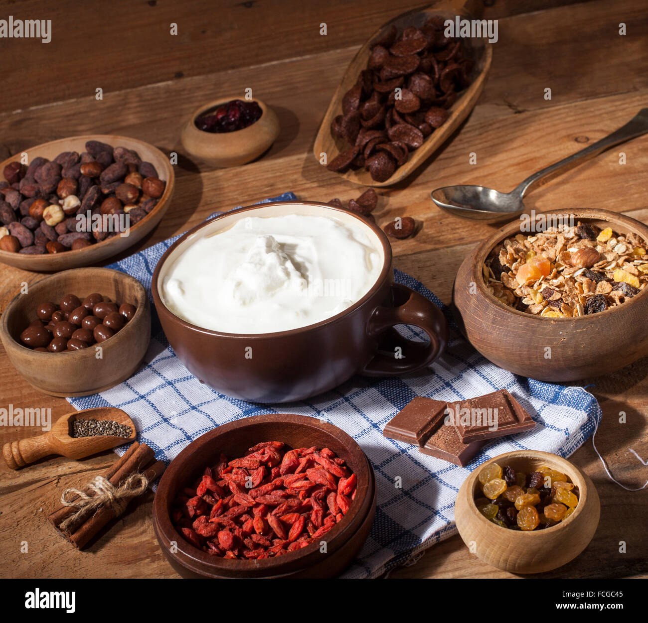 Healthy Breakfast Concept Stock Photo - Alamy