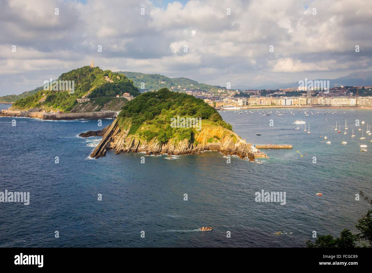 SAINT SEBASTIAN, DONOSTIA, 2016 EUROPEAN CAPITAL OF CULTURE, BASQUE COUNTRY, SPAIN Stock Photo