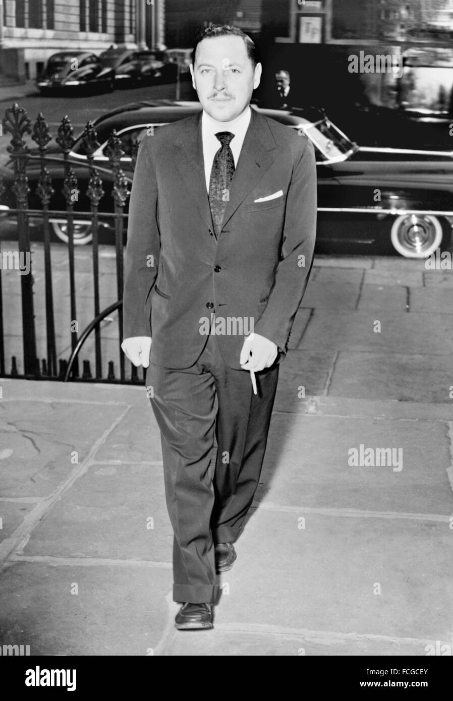 Tennessee Williams, the American playwright,1957 Stock Photo