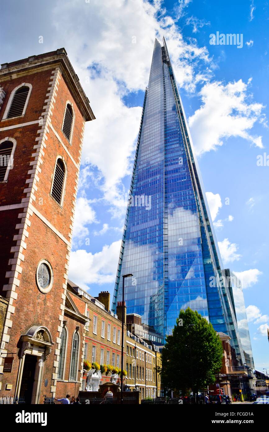 The Shard building, tallest building in the European Union, designed by