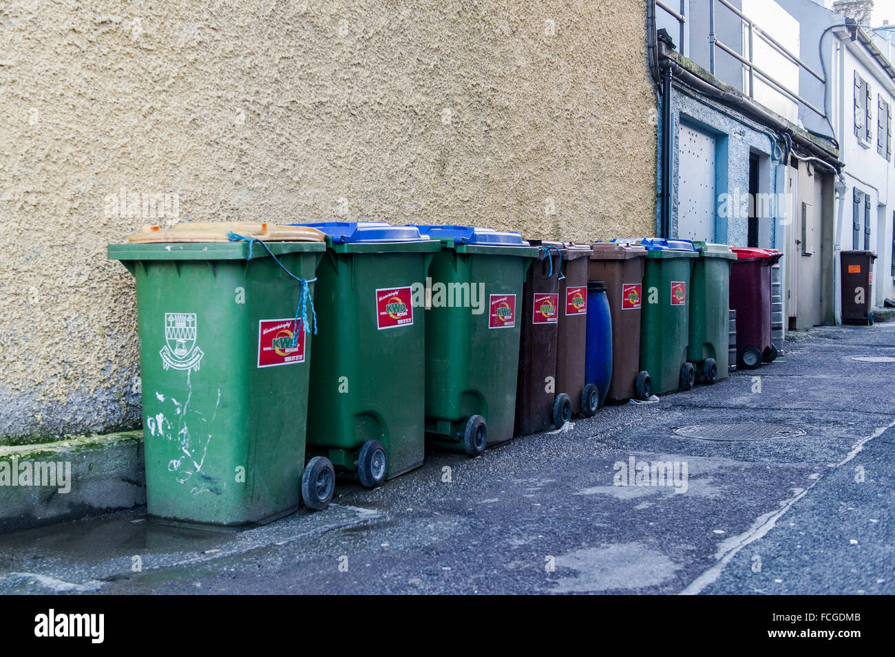 Wheelie bins ireland hires stock photography and images Alamy
