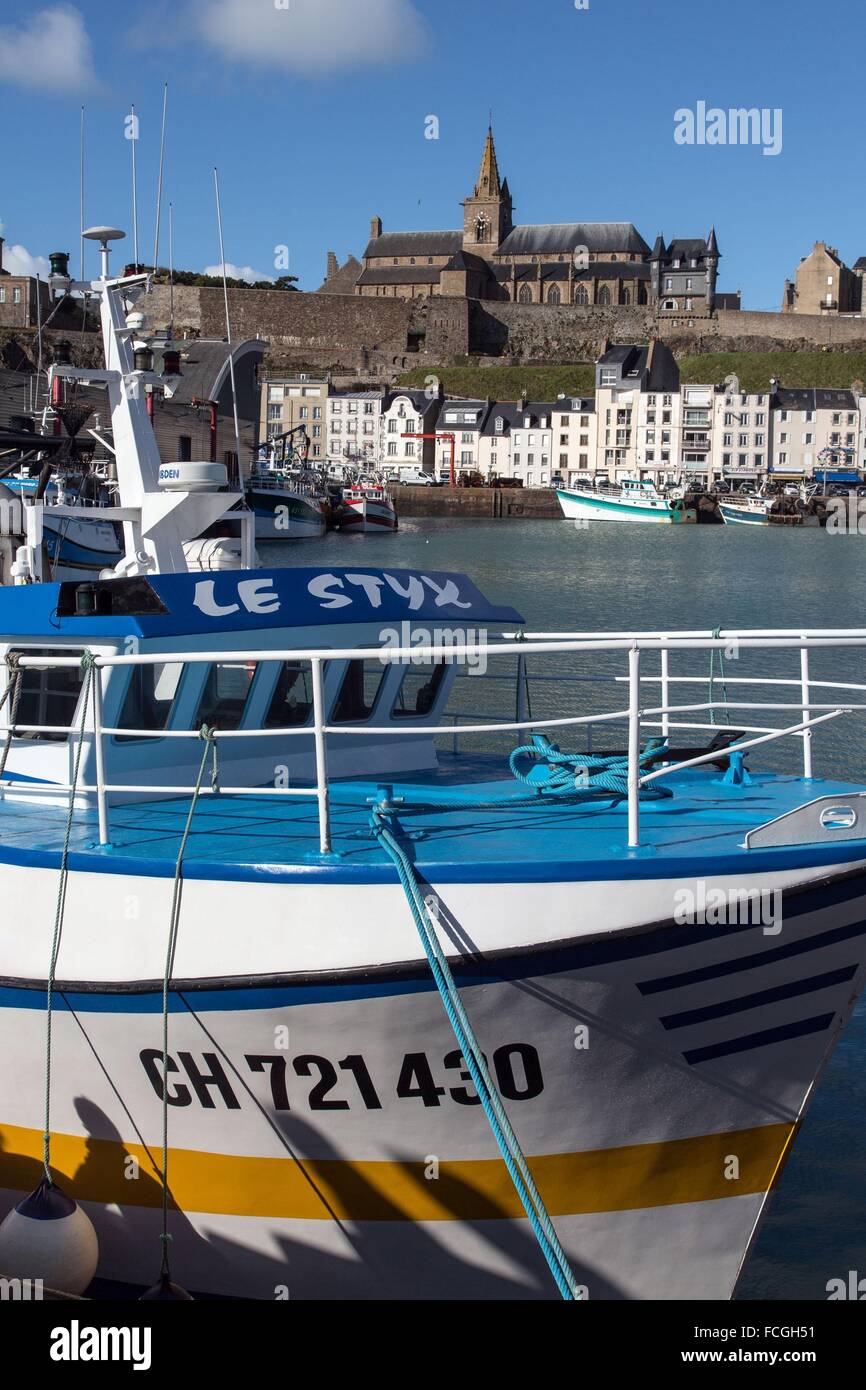 ILLUSTRATION OF GRANVILLE, MANCHE, FRANCE Stock Photo Alamy