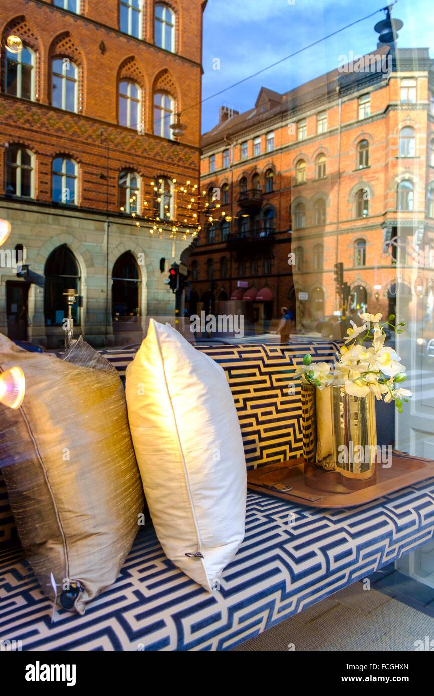 Art and furniture shop at Stockholm, Sweden Stock Photo Alamy