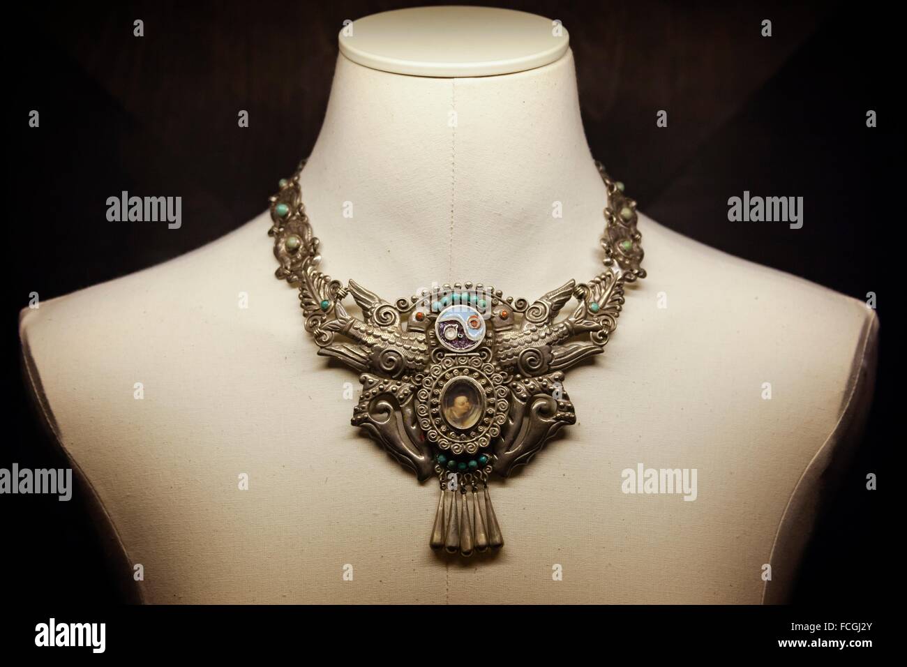 Jewel, Frida Kahlo Museum (aka The Blue House, La Casa Azul), Coyoacan, Mexico City, Mexico DF