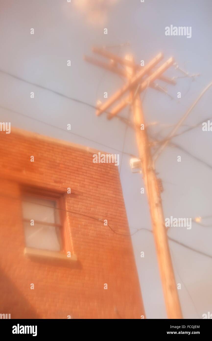 View from below telephone wire hires stock photography and images Alamy