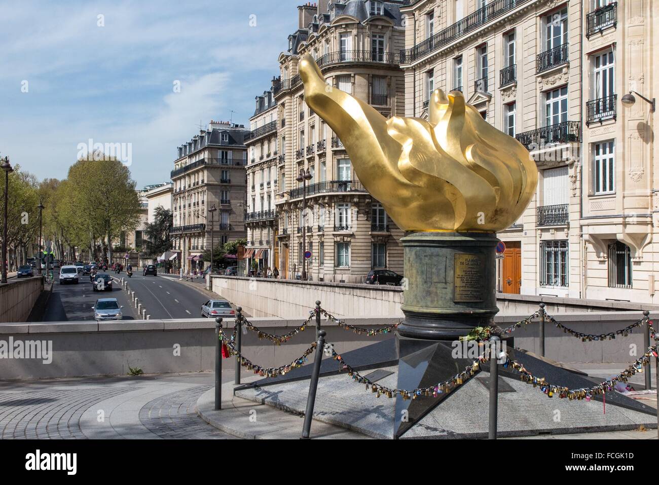 ILLUSTRATION OF THE CITY OF PARIS (75), FRANCE Stock Photo