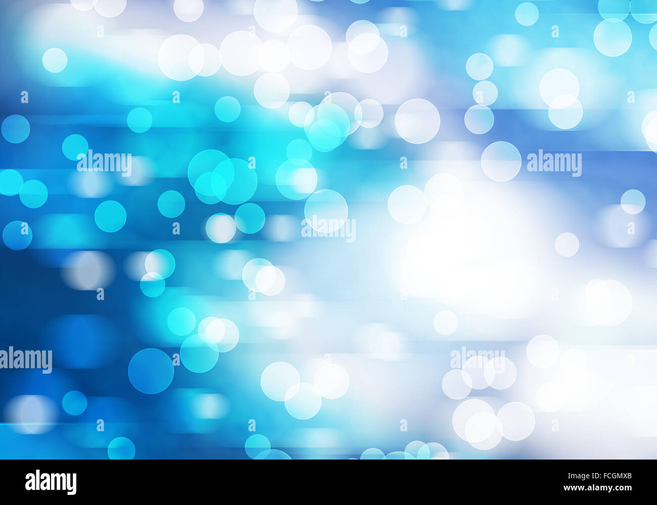 Abstract background blue image with bokeh lights Stock Photo - Alamy