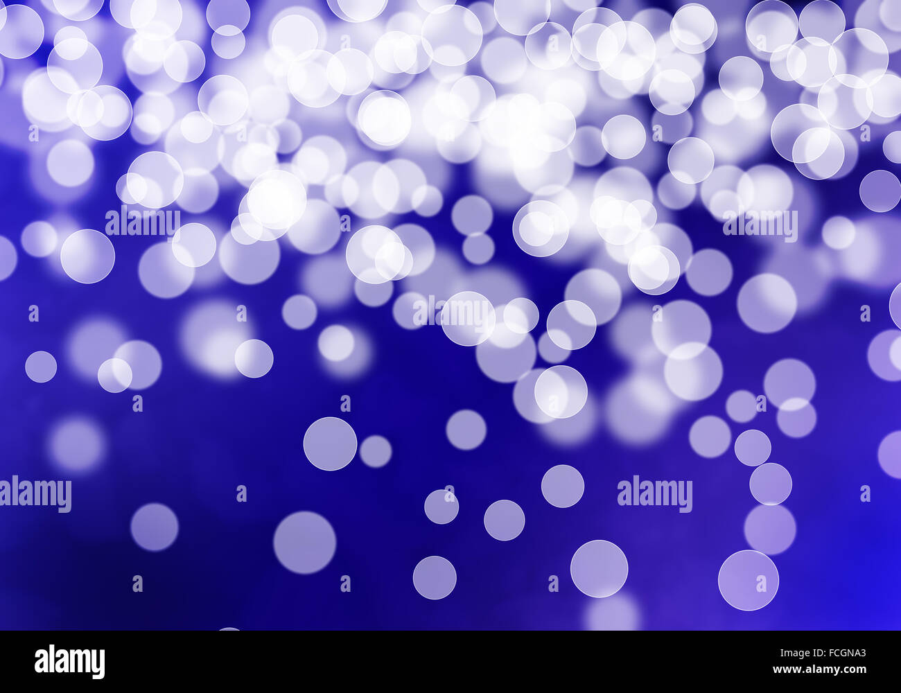 Abstract background blue image with bokeh lights Stock Photo - Alamy