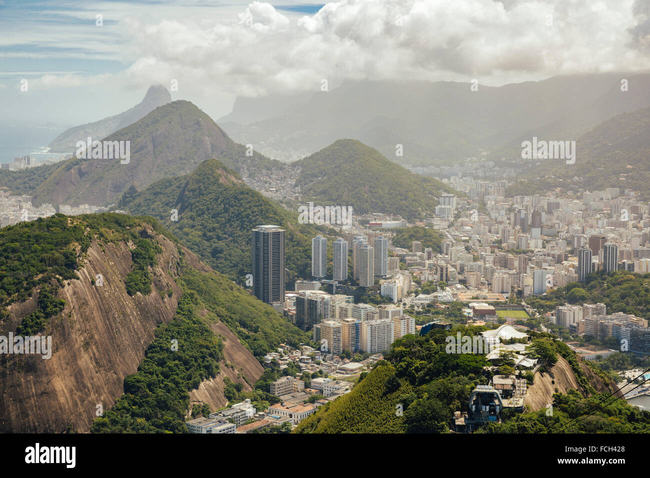 Brazil, Rio de Janeiro, view of Botafogo Stock Photo