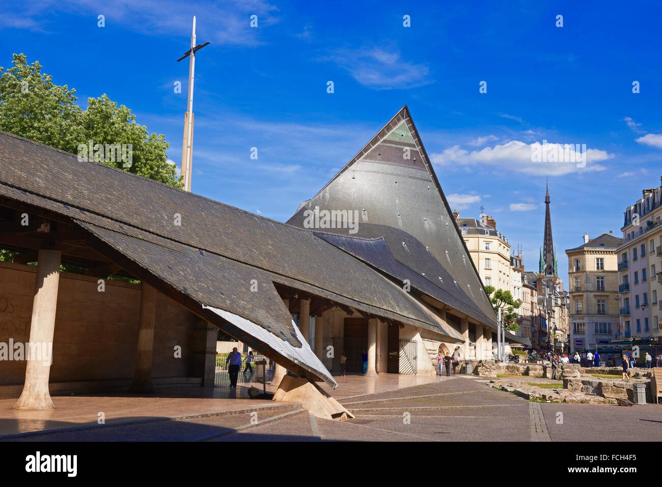 Rouen, Jeanne d´Arc church, Église Sainte Jeanne d´Arc, Old Market