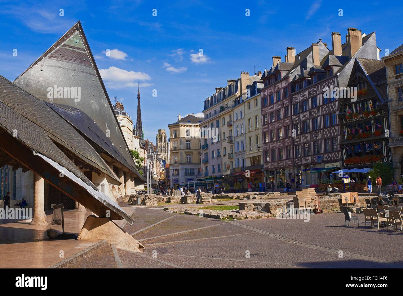 Rouen, Jeanne d´Arc church, Église Sainte Jeanne d´Arc, Old Market