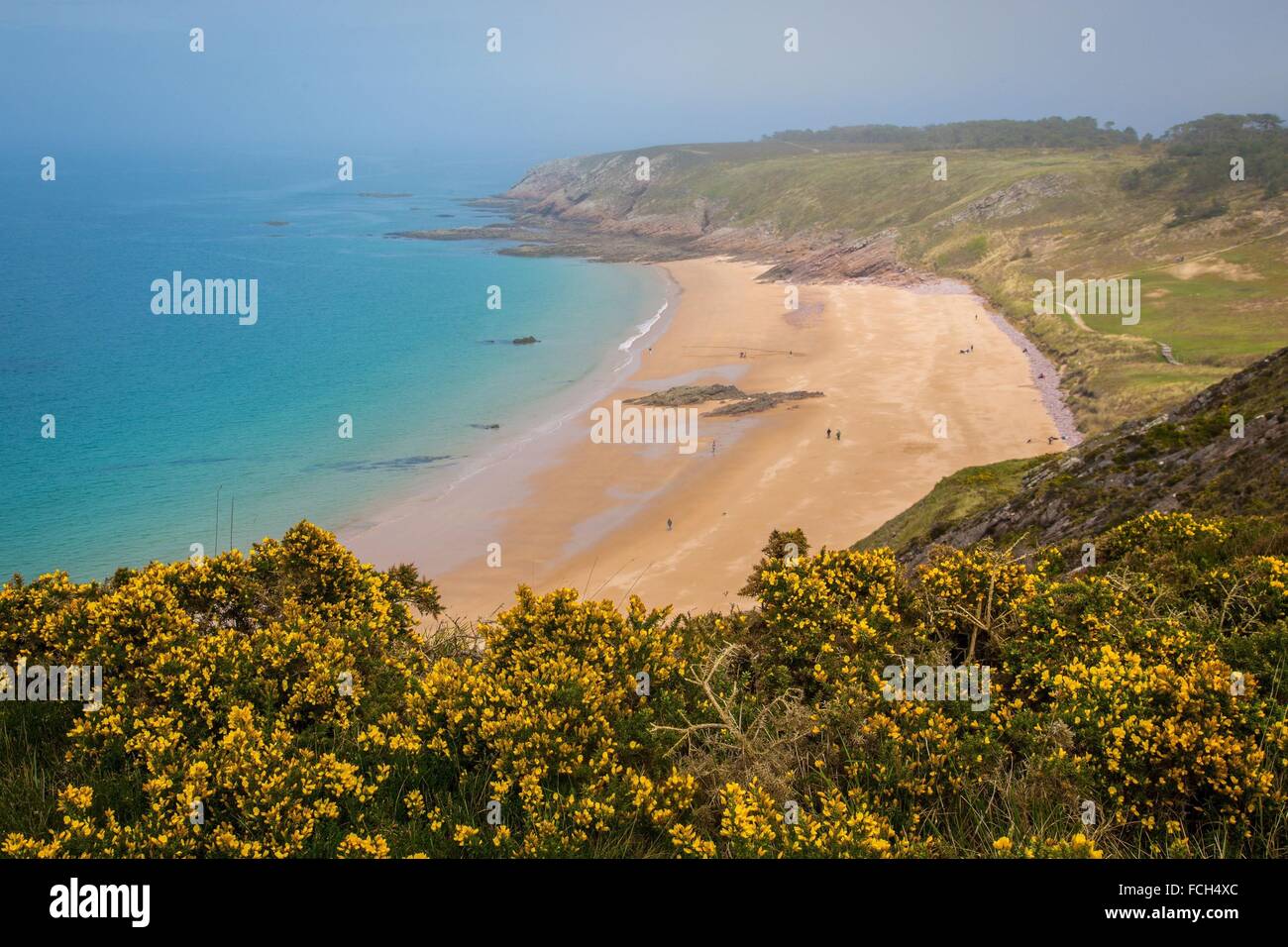 ILLUSTRATION OF THE COTES D'ARMOR (22), BRITTANY, FRANCE Stock Photo ...