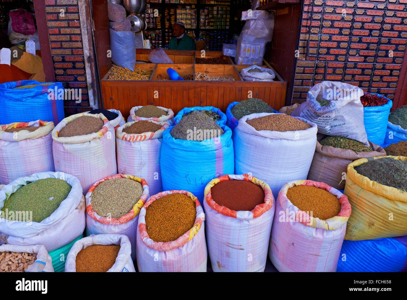 Herbs and Spices, Medina, Marrakech, Souk, UNESCO World Heritage Site