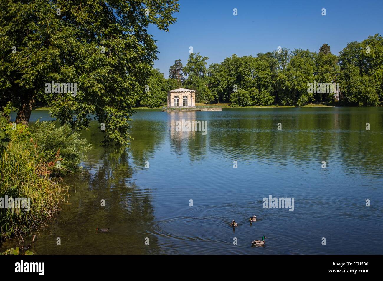 ILLUSTRATION OF THE SEINE ET MARNE (77), ILE DE FRANCE, FRANCE Stock Photo