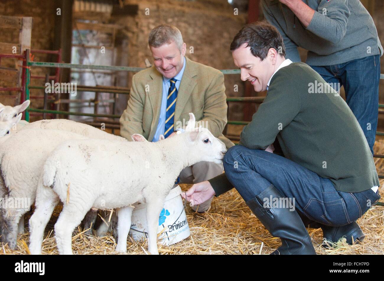 (L to R) Chris Davies, Conservative candidate for Brecknock