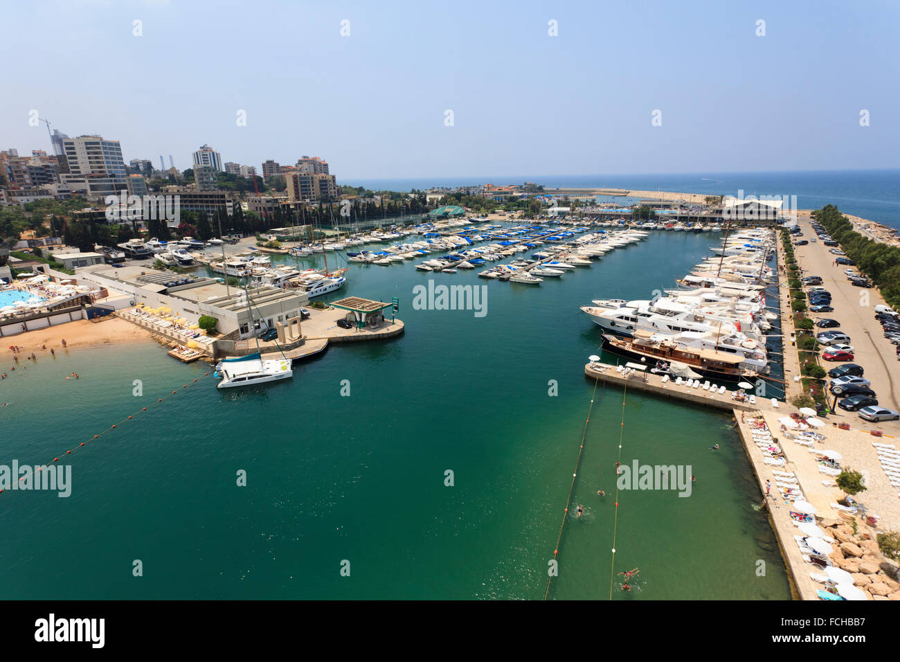Aerial, Jounieh, Beirut, Lebanon Stock Photo Alamy