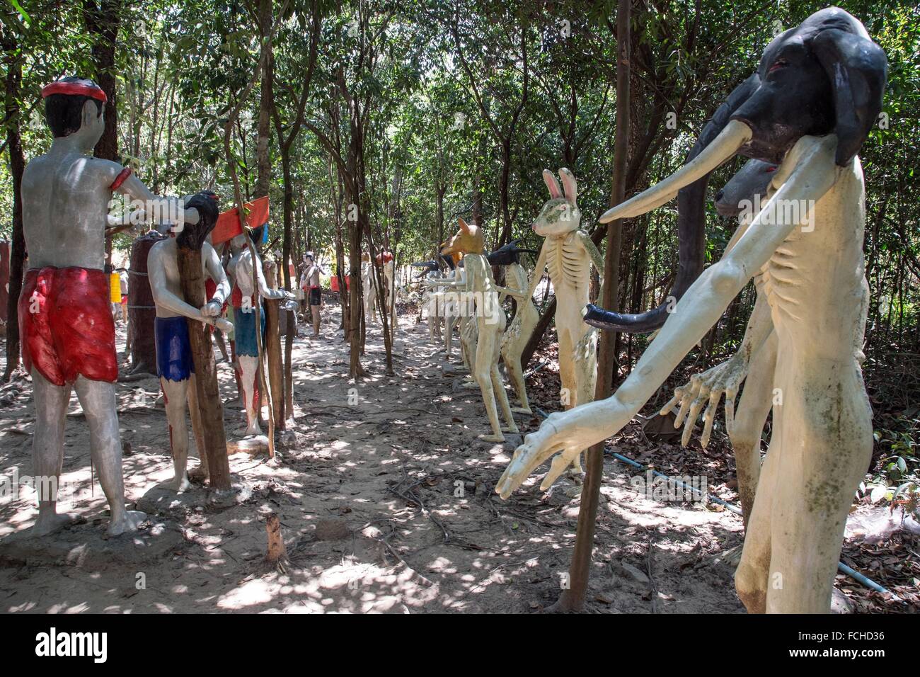 Hell As Seen By A Thai Artist Province Of Chumphon Thailand Asia Du Sud Est Stock Photo Alamy