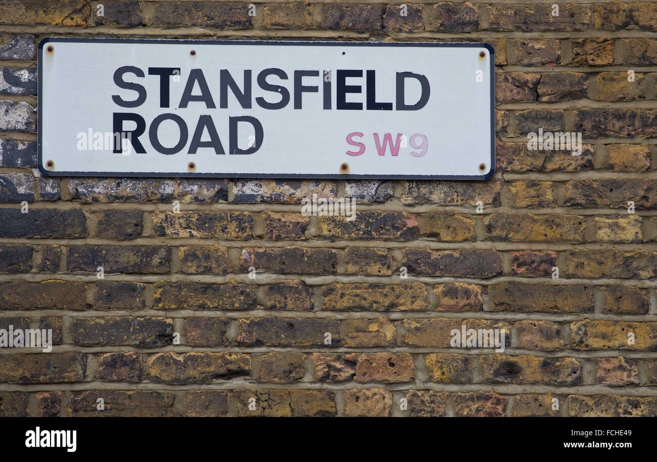 General View GV Stansfield Road, Brixton, London, the home where David