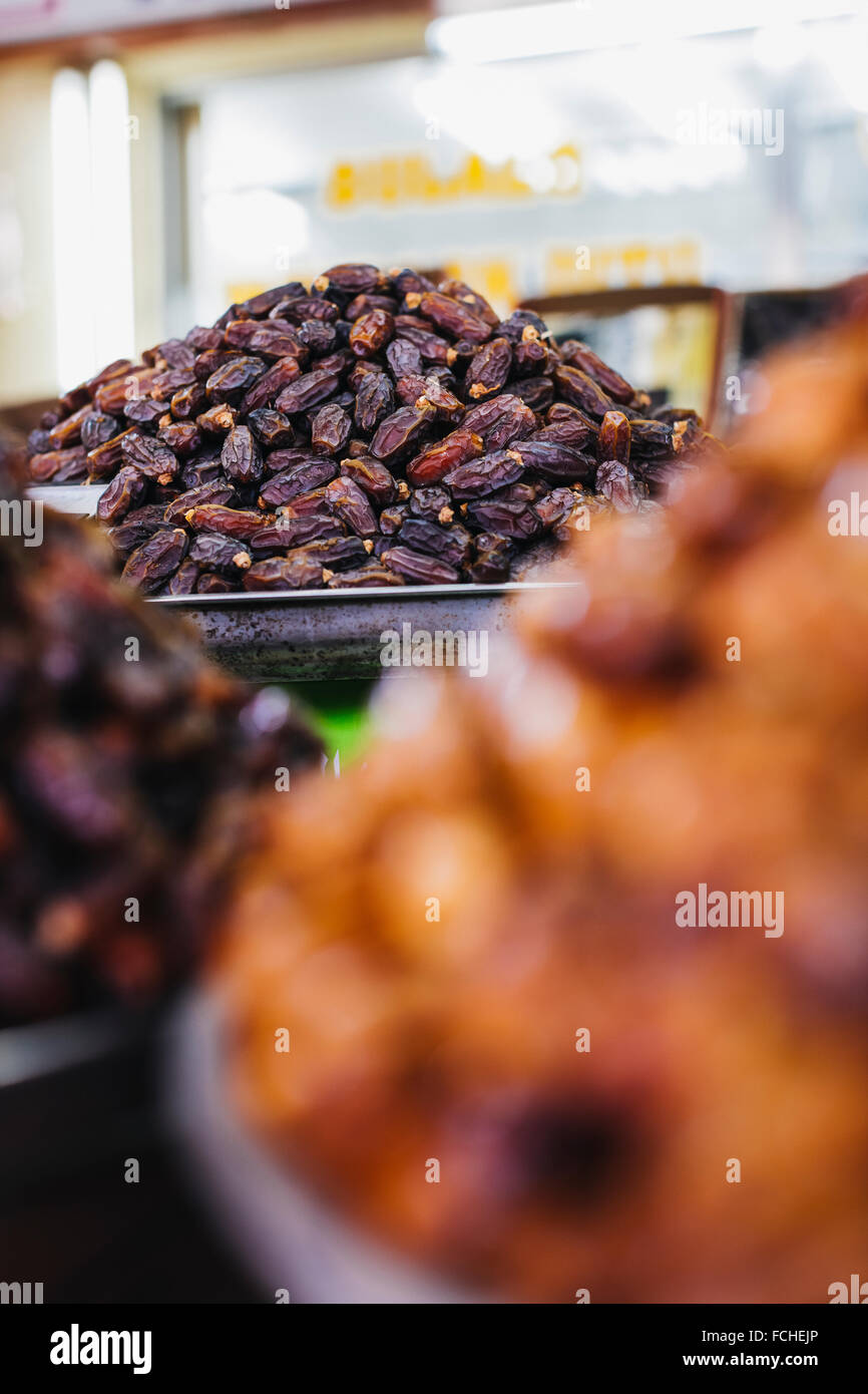 UAE Dubai dried dates in a shop Stock Photo Alamy