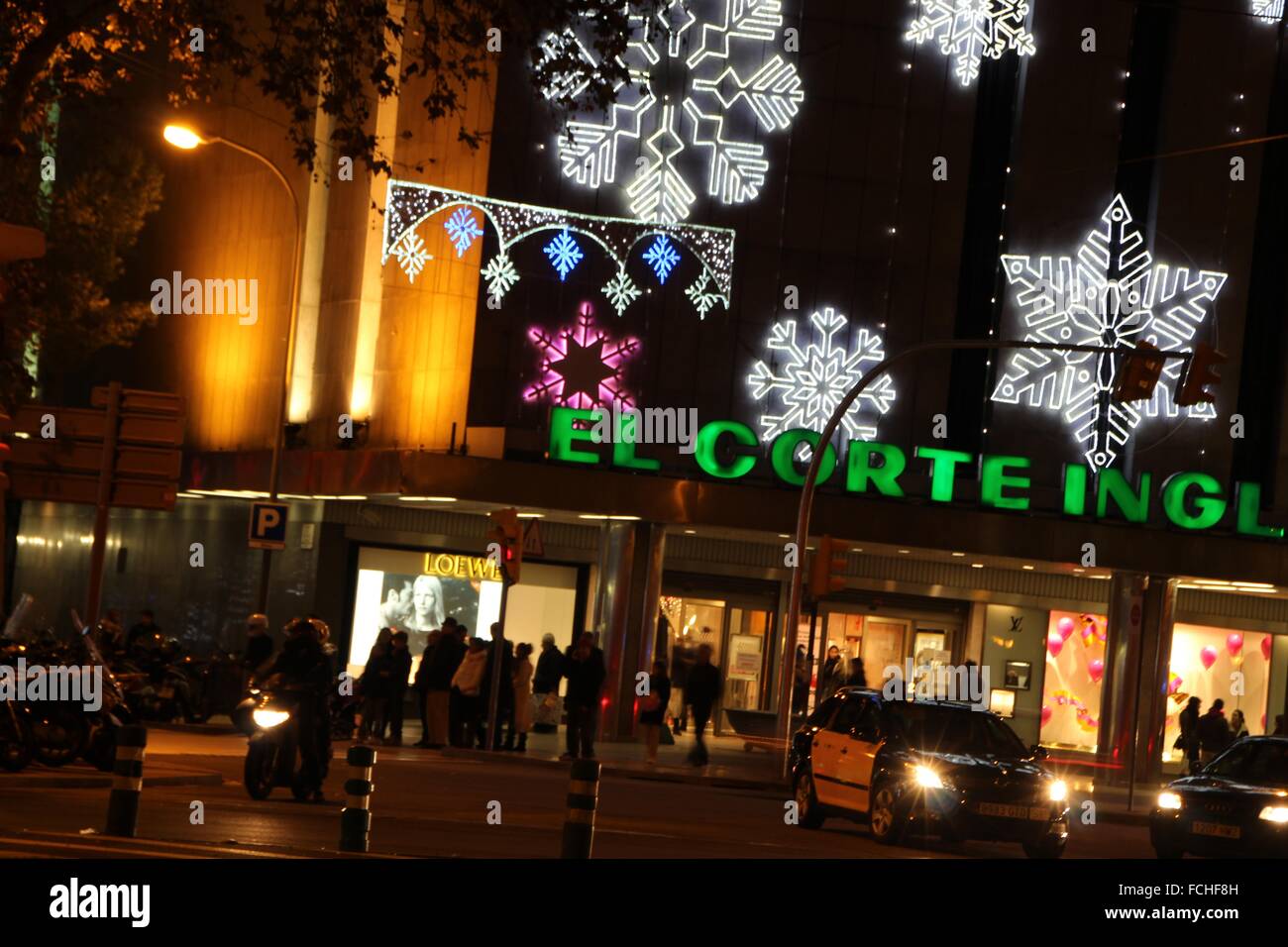 El Corte Ingles Christmas opening hours