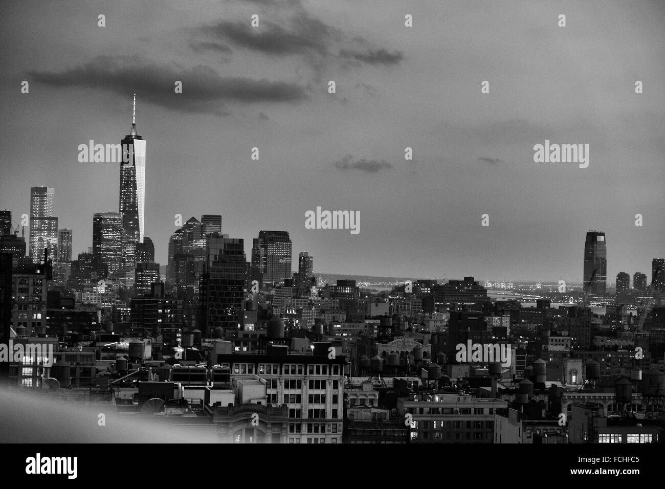 World trade center black and white hi-res stock photography and images ...
