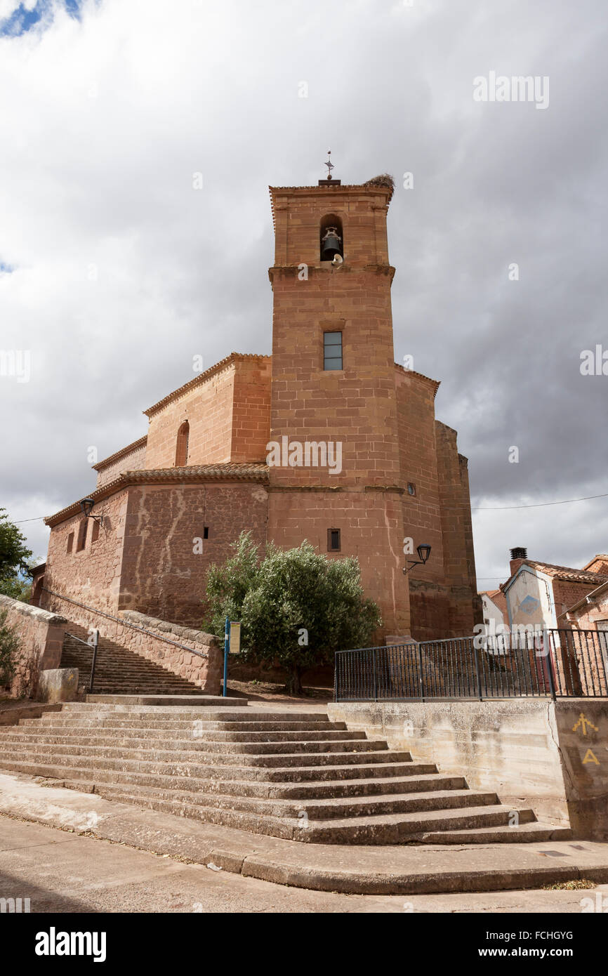 Azofra Church of our lady of the angels hi-res stock photography and images ...