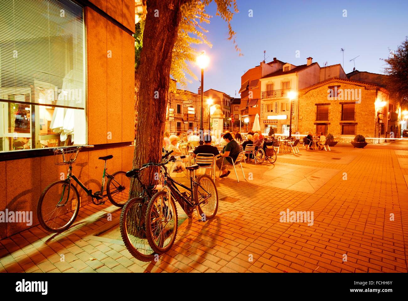 Square in Guadalix de la Sierra, Madrid, Spain Stock Photo Alamy