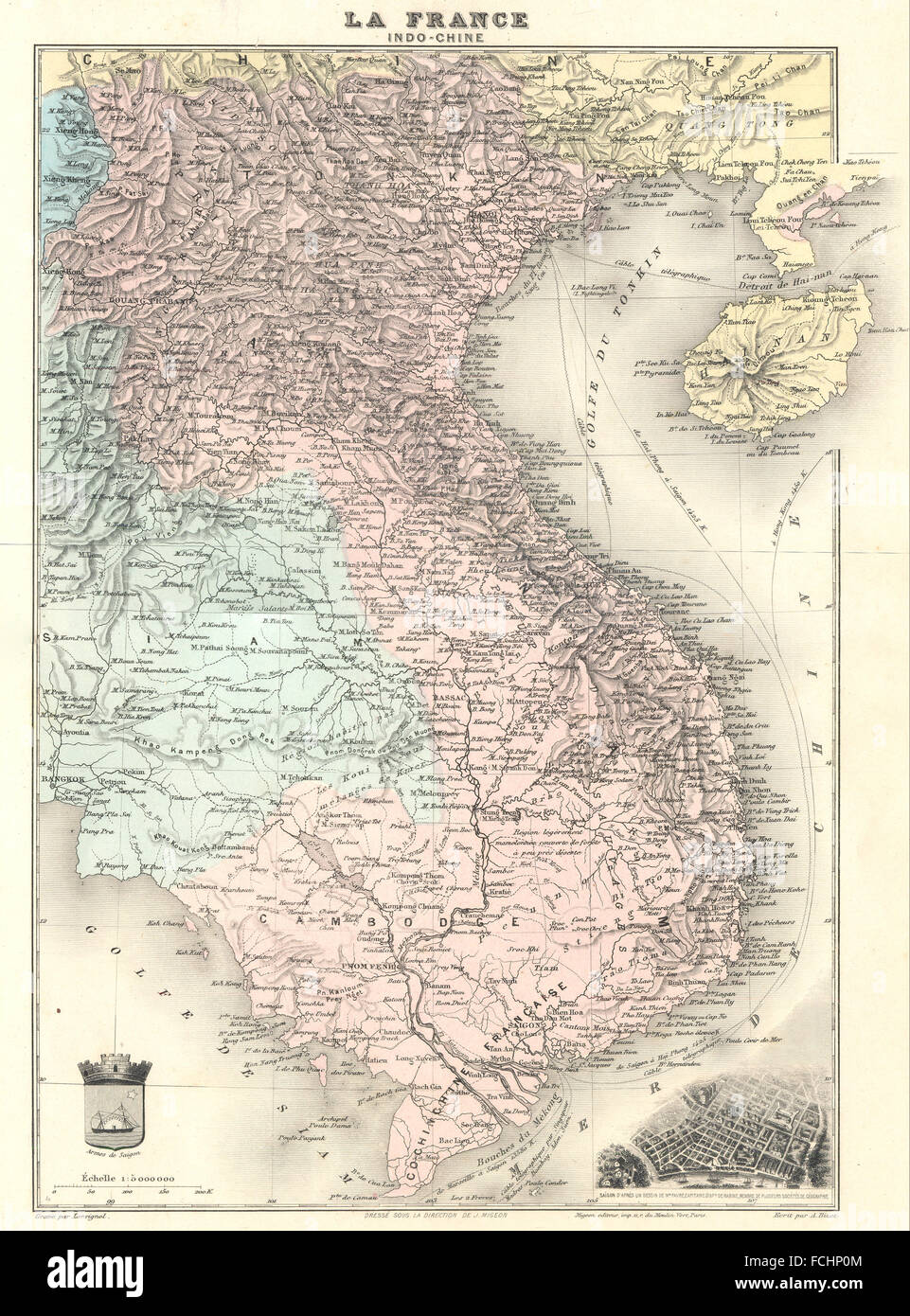 Indochina Indochine Francaise Vietnam Cambodia Laos Saigon Vuillemin 1903 Map Stock Photo Alamy Indochina Indochine Francaise Vietnam Cambodia Laos Saigon Vuillemin 1903 Map Stock Photo Alamy