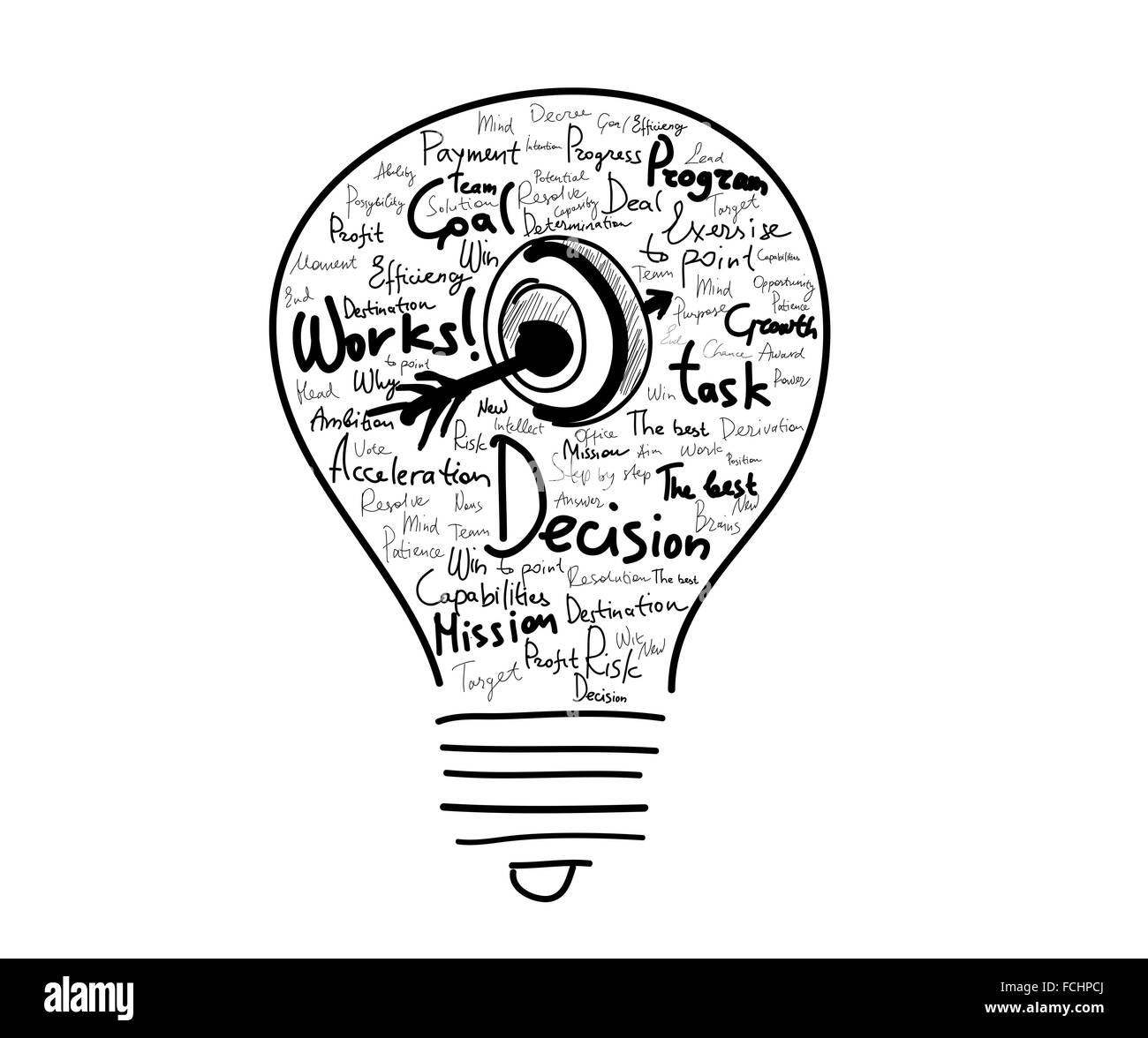 Strategy planning future business Black and White Stock Photos & Images ...