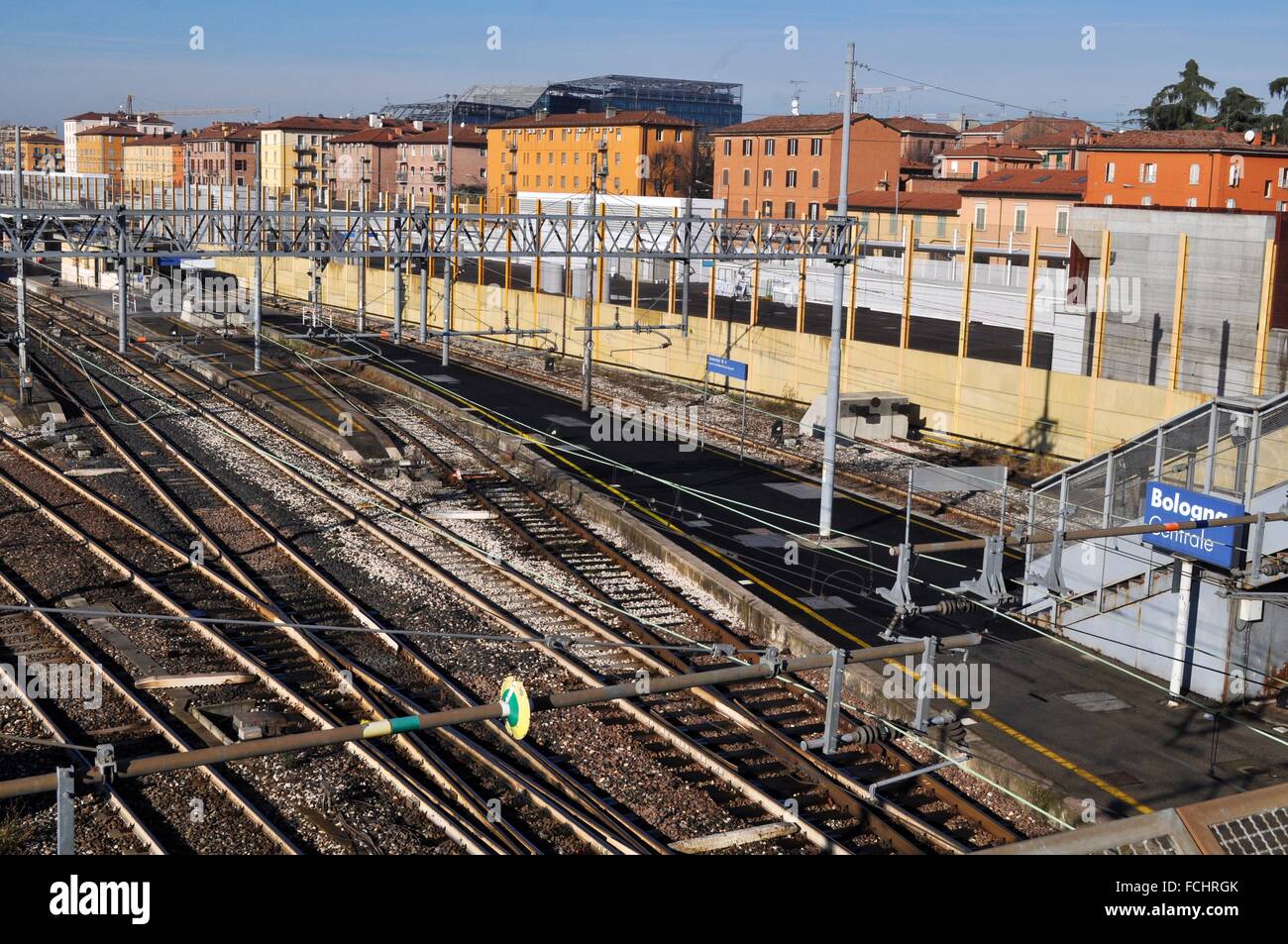 Bologna, Italy the train station Stock Photo Alamy