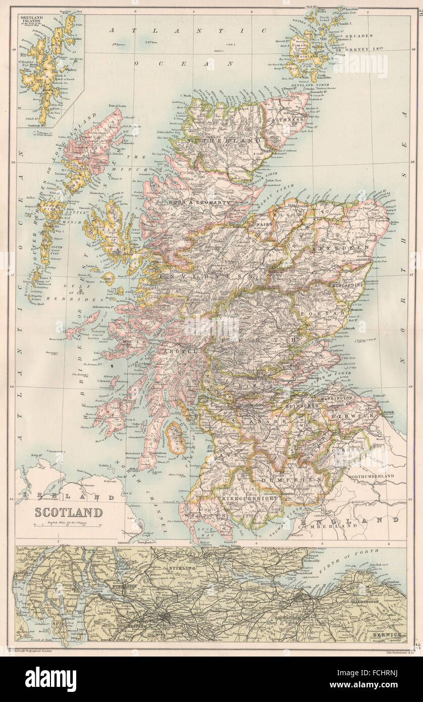 Scotland central belt map hires stock photography and images Alamy