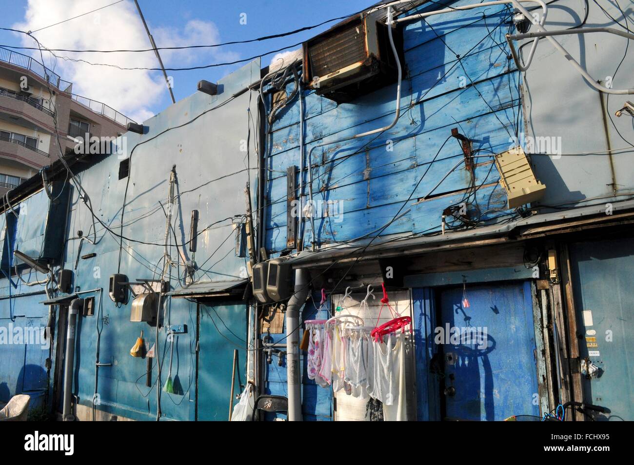 Naha, Okinawa, Japan rundown sake bars in Tsuboya Stock Photo Alamy