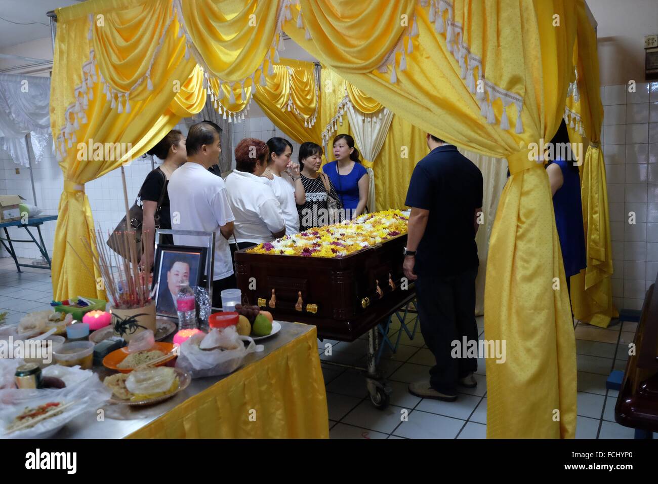 Widow Grieving The Death Of Her Husband Sarawakian Chinese