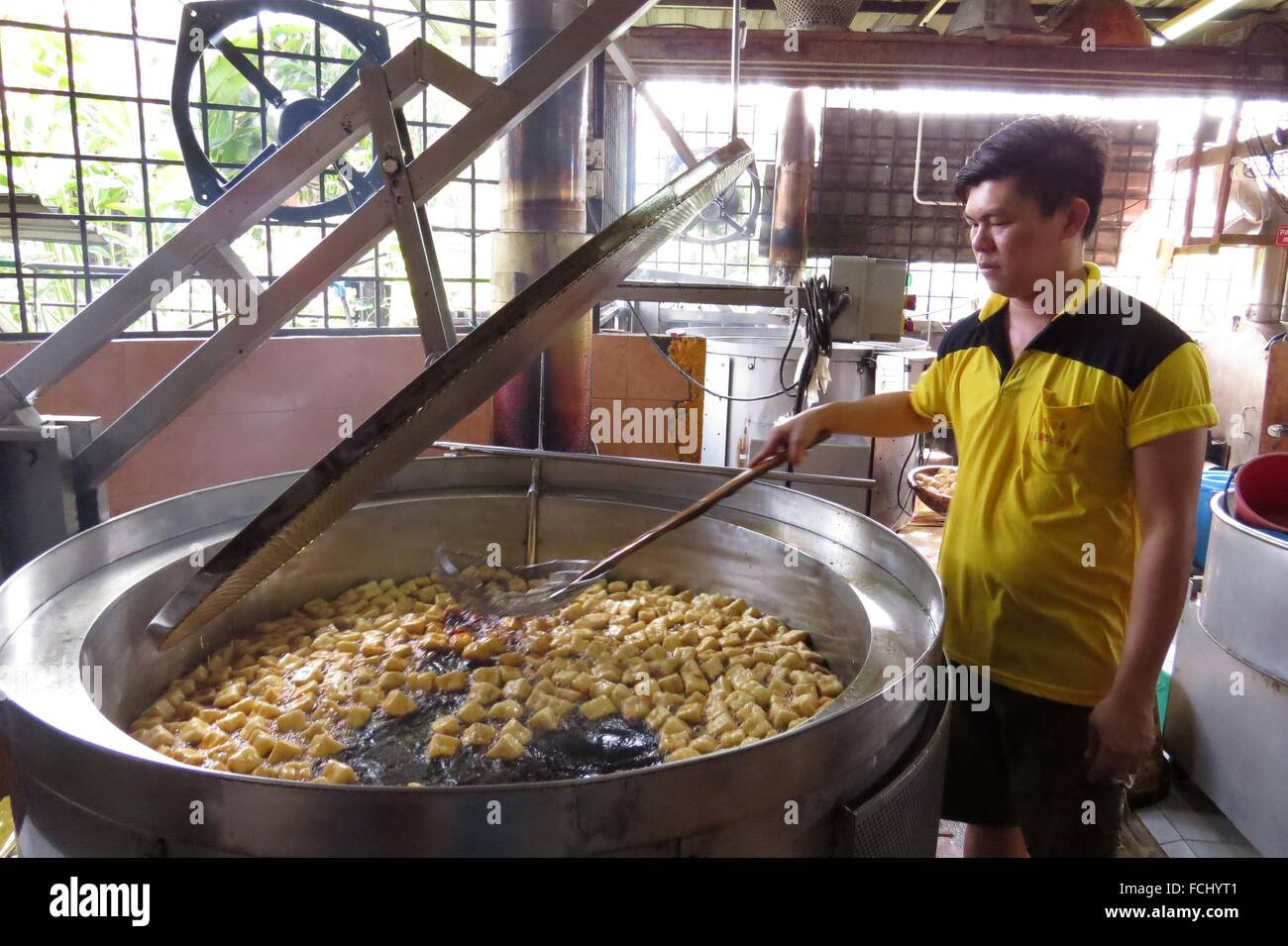 Tofu factory in Raub, Pahang, Malaysia Stock Photo Alamy