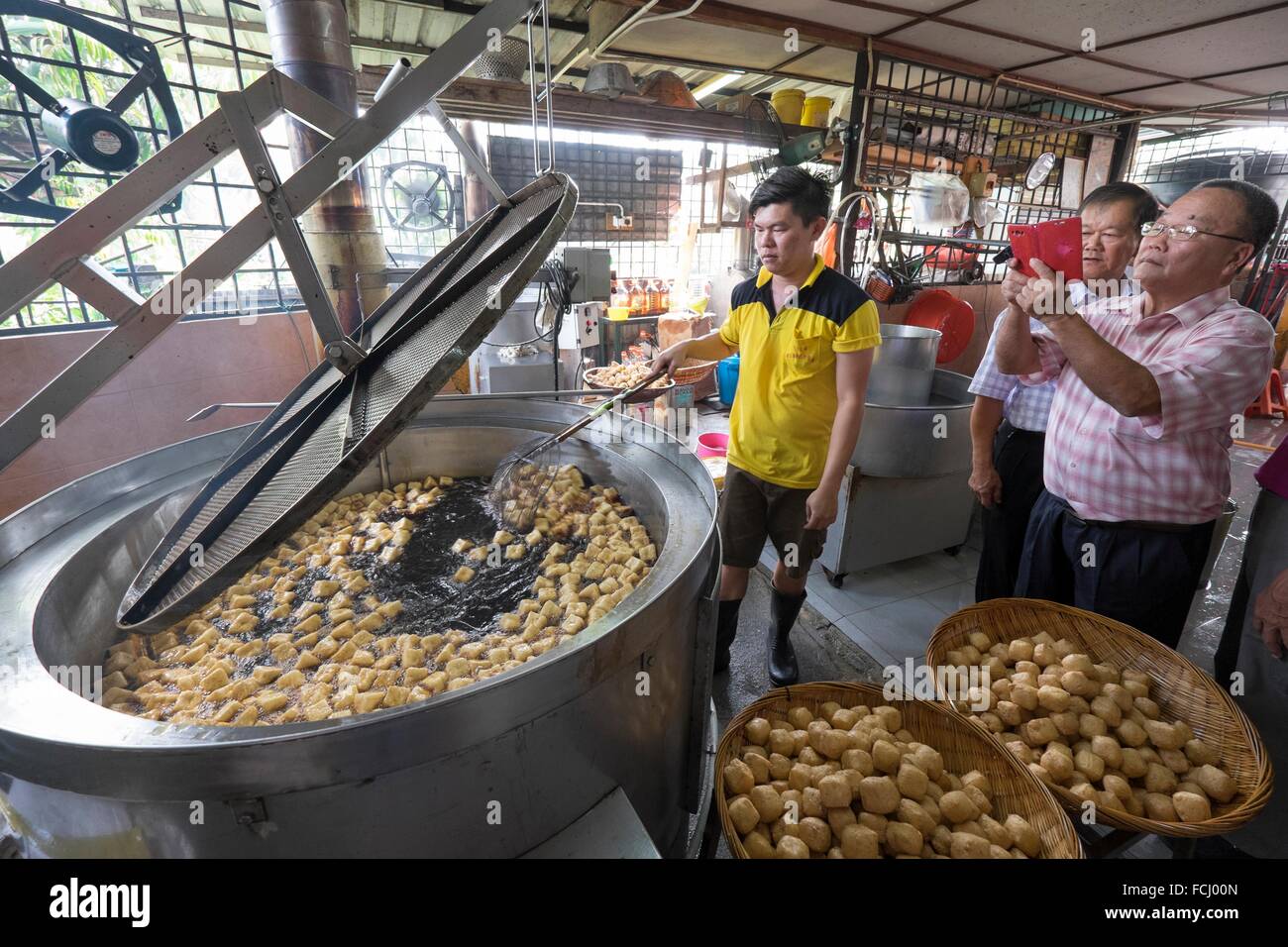 Tofu factory in Raub, Pahang, Malaysia Stock Photo Alamy