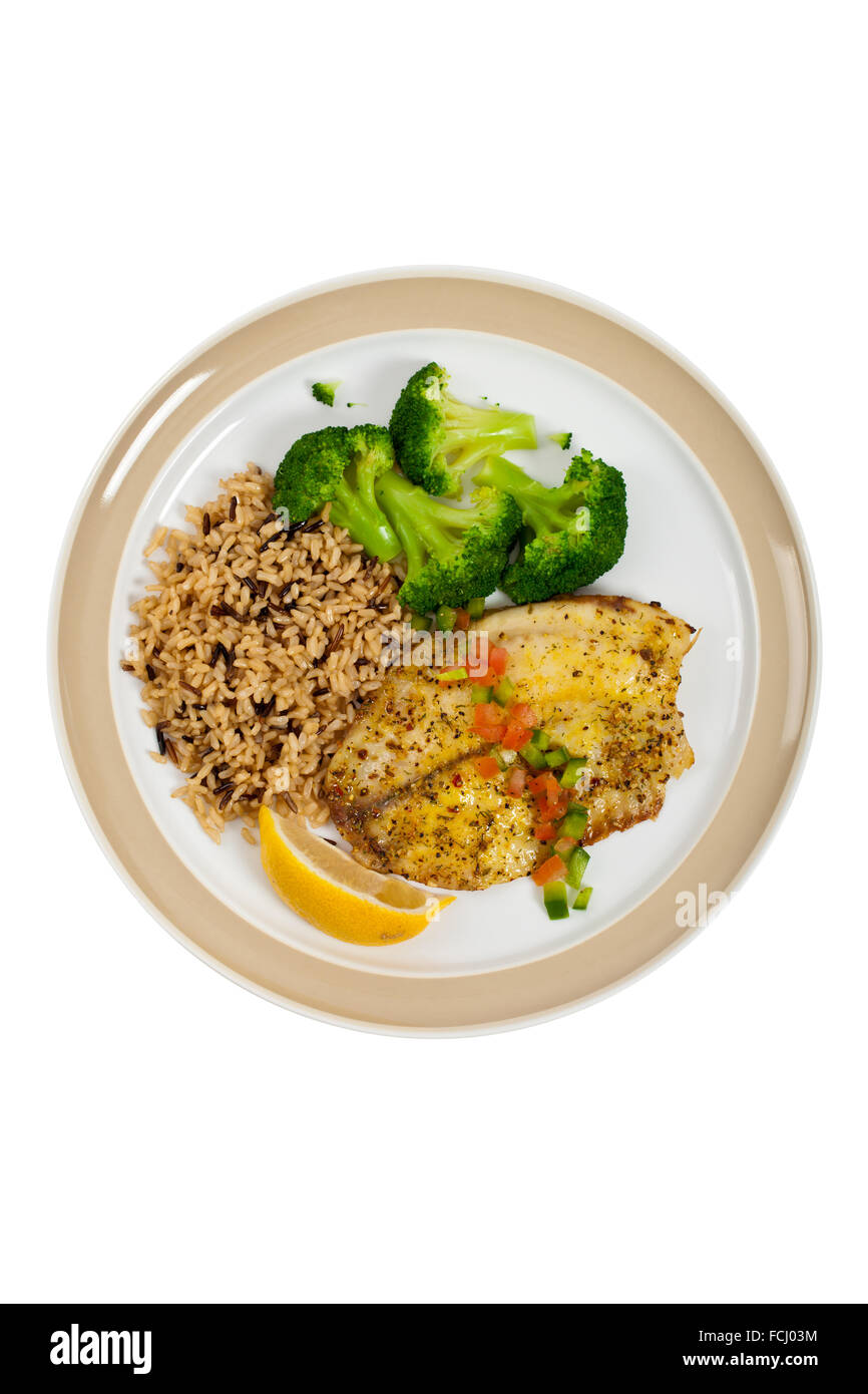 Baked Tilapia Fish Fillet Stock Photo - Alamy