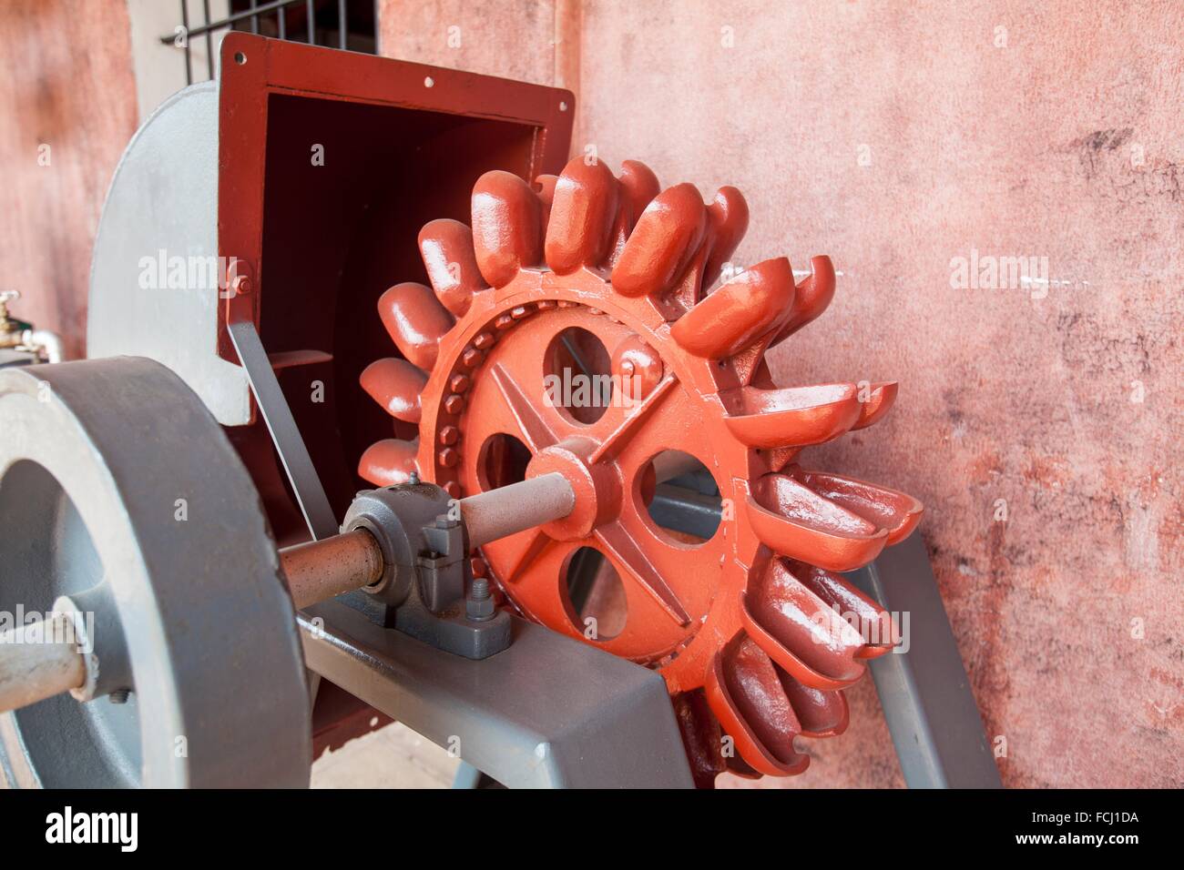 Guatemala, Antigua, antique coffee machines Stock Photo Alamy