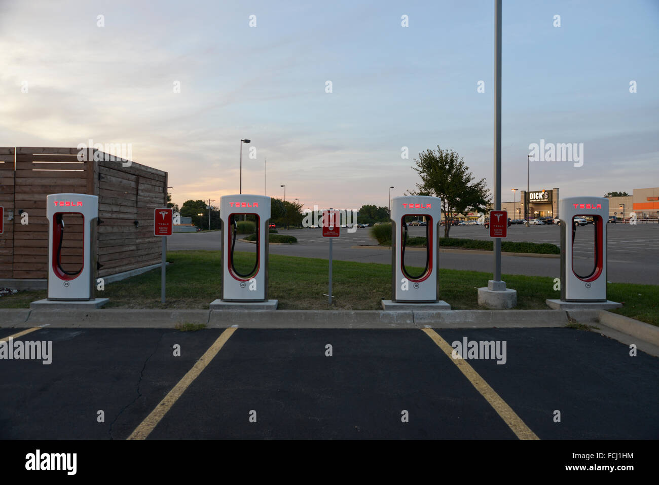 Topeka, Kansas, USA, 5th September, 2015 The supercharger station in